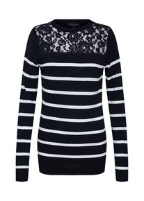 Dorothy Perkins, Damen Pullover, Schwarz / Weiß