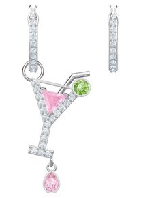 Swarovski, Damen Ohrstecker 'No Regrets 5457661', Apfel / Rosa / Weiß