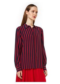 iheart, Damen Bluse 'Gina', Navy / Rot