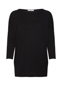 Pieces, Damen Pullover 'PCMINNA 3/4 LUREX TOP NOOS', Schwarz