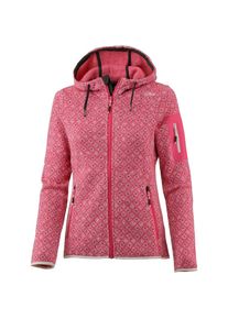 CMP, Damen Fleecejacke, Pink / Schwarz / Weiß