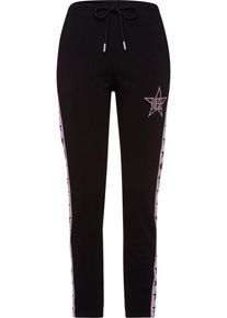 Diesel, Damen Hose 'Marin', Altrosa / Schwarz