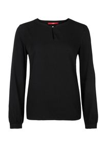 s.Oliver RED LABEL, Damen Blusenshirt, Schwarz