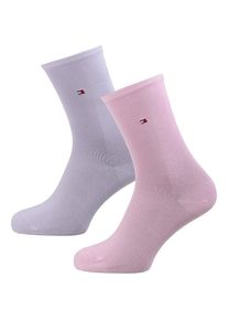Tommy Hilfiger, Damen Socken, Flieder / Altrosa