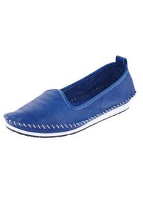 Andrea Conti, Damen Komfort-Slipper, Blau