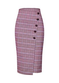 EDITED, Damen Rock 'Bea', Blau / Bordeaux