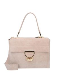 Coccinelle, Damen Handtasche 'Arlettis Suede', Puder