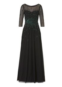 Vera Mont, Damen Kleid, Basaltgrau / Schwarz