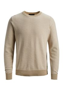 Jack & Jones JACK & JONES, Herren Pullover, Hellbeige / Wei&szlig;