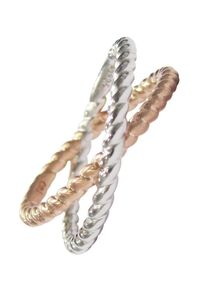 CAI Caï, Damen Ring 'C1784R/90/00/60', Rosegold / Silber
