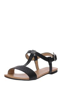 Esprit, Damen Riemchensandale 'Pepe Woven', Schwarz