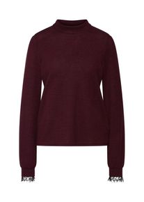 Véro Moda VERO MODA, Damen Pullover 'PENNY', Weinrot / Schwarz