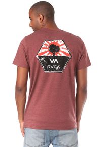 RVCA, Herren T-Shirt 'Bruce', Rotmeliert