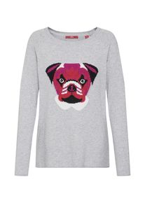 s.Oliver RED LABEL, Damen Pullover, Graumeliert / Mischfarben