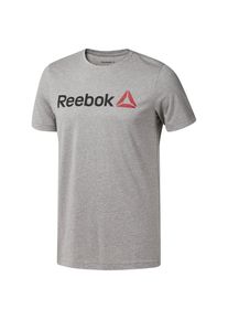 Reebok, Herren Shirt, Grau / Pastellrot / Schwarz