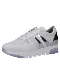 Tamaris, Damen Sneaker, Silber / Wei&szlig;