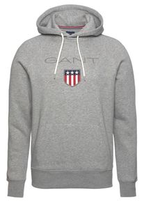 Gant, Herren Sweatshirt, Graumeliert