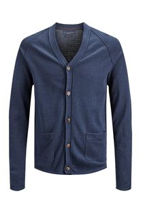 Jack & Jones JACK & JONES, Herren Strick-Cardigan, Blau