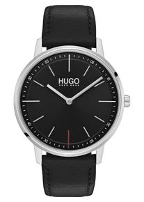 Hugo, Herren Uhr 'Exist Business', Schwarz / Silber