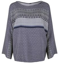GUSTAV, Damen Blusenshirt 'ORNAMENTAL', Blau
