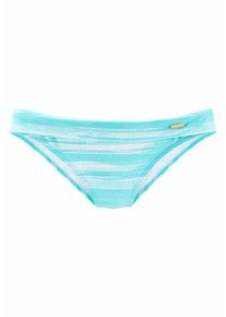 Sunseeker, Damen Bikini-Hose 'Physical', Türkis / Weiß