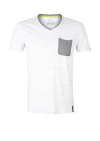 s.Oliver RED LABEL, Herren Shirt, Grau / Weiß