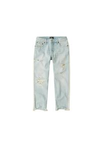 Abercrombie & Fitch Abercrombie & Fitch, Damen Jeans 'LIGHT SIDE STRIPE AMES SLIM BF', Blue Denim