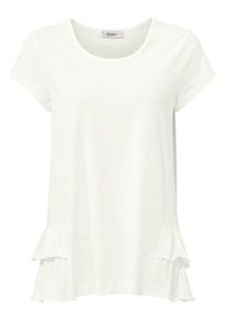 Heine, Damen Rundhalsshirt, Offwhite