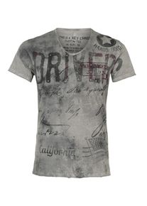 Key Largo, Herren T-Shirt 'Driving', Silbergrau