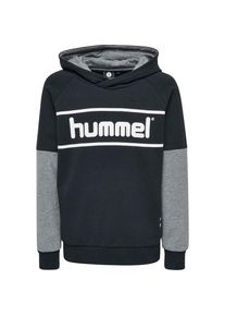 Hummel, Kapuzenpullover 'Mali 201784-2001', Graumeliert / Schwarz / Wei&szlig;