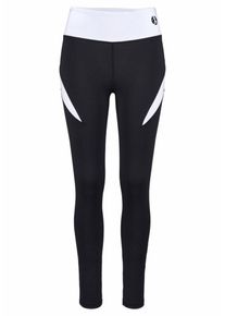 Lascana, Damen Leggings, Schwarz / Weiß