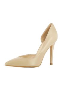 Evita, Damen Pumps halboffen, Beige