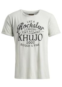 Khujo, Herren Shirt 'TAZZ', Naturweiß