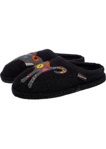 Haflinger, Damen Pantoffeln 'Flair Sassy', Schwarz
