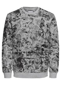 Only & Sons Only & Sons, Herren Print Pullover, Grau