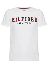 Tommy Hilfiger, Herren T-Shirt 'WCC', Weinrot / Schwarz / Wei&szlig;