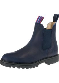 Blue Heeler, Damen Chelsea Boots 'Meryl', Navy / Rot / Schwarzmeliert / Wei&szlig;