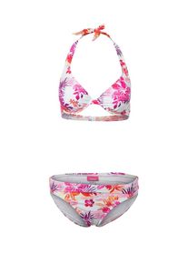 Venice Beach, Damen Wire-Bikini Kim VB, Orange / Pink / Weiß