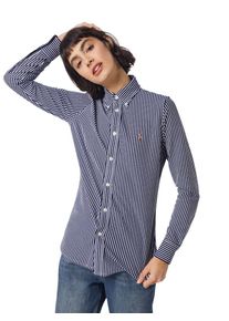 Polo Ralph Lauren, Damen Hemd, Navy / Wei&szlig;