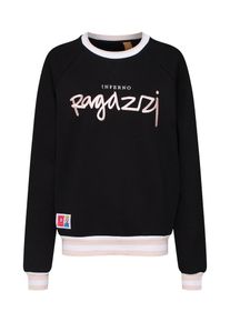 Inferno Ragazzi, Damen Sweatshirts 'Poppy Seed', Rosa / Schwarz