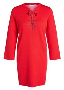 Oui, Damen Kleid, Rot