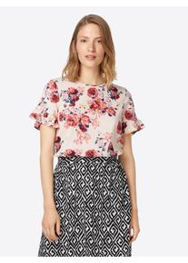 Véro Moda VERO MODA, Damen Blusenshirt, Dunkelblau / Rosa / Rostrot
