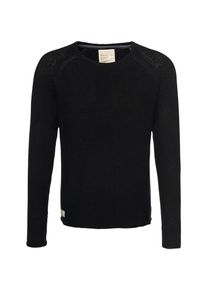 Revolution, Herren Strickpullover, Schwarz