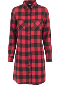 Urban Classics, Damen Shirt Dress, Rot / Schwarz