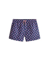 Mango Man, Herren Badehose 'Sandias', Dunkellila / Pink / Hellrot