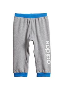 adidas Performance, Mädchen Jogginghose 'Lin Pant', Blau / Graumeliert / Weiß