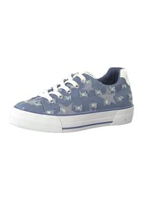 Marco Tozzi, Damen Sneakers, Blau / Wei&szlig;