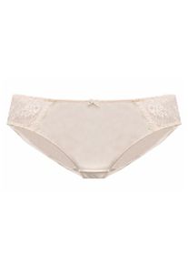 Lascana, Damen Slip mit seitlichen Spitzeneinsätzen, Puder