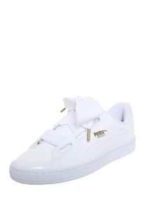 Puma, Damen Sneaker 'Basket Heart Patent', Wei&szlig;