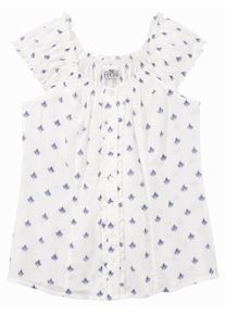 BERWIN & WOLFF BERWIN & WOLFF, Damen Trachtenbluse mit R&uuml;schen, Wei&szlig;